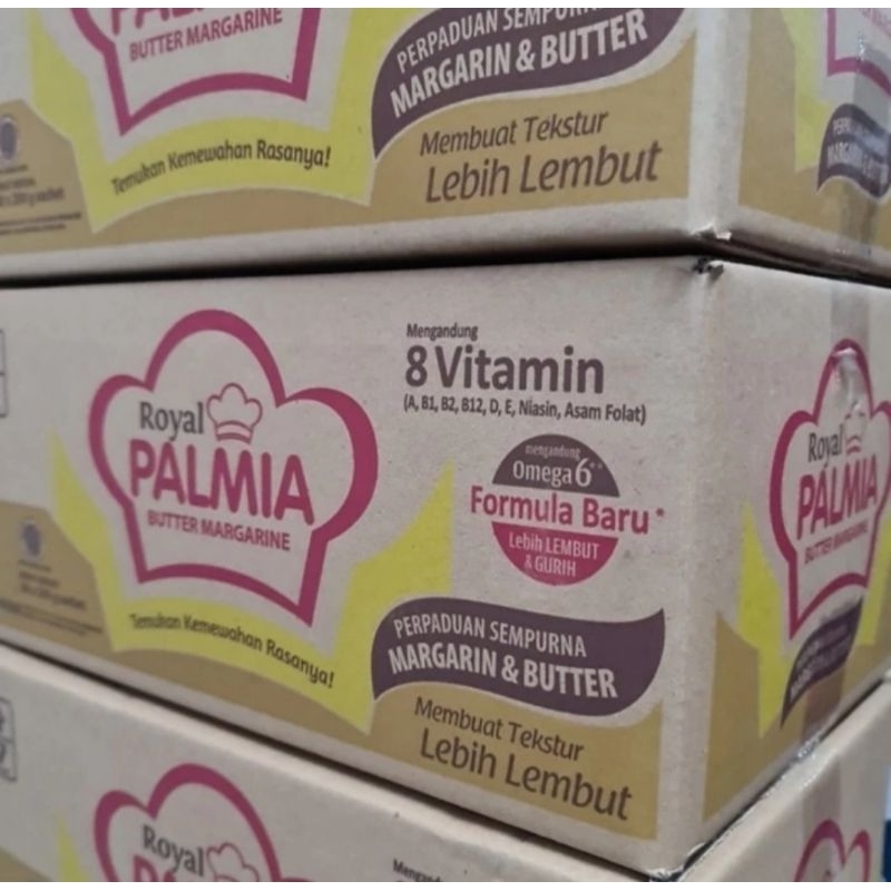 margarine palmia royal butter 200 gr dus 200gr x 60 pcs