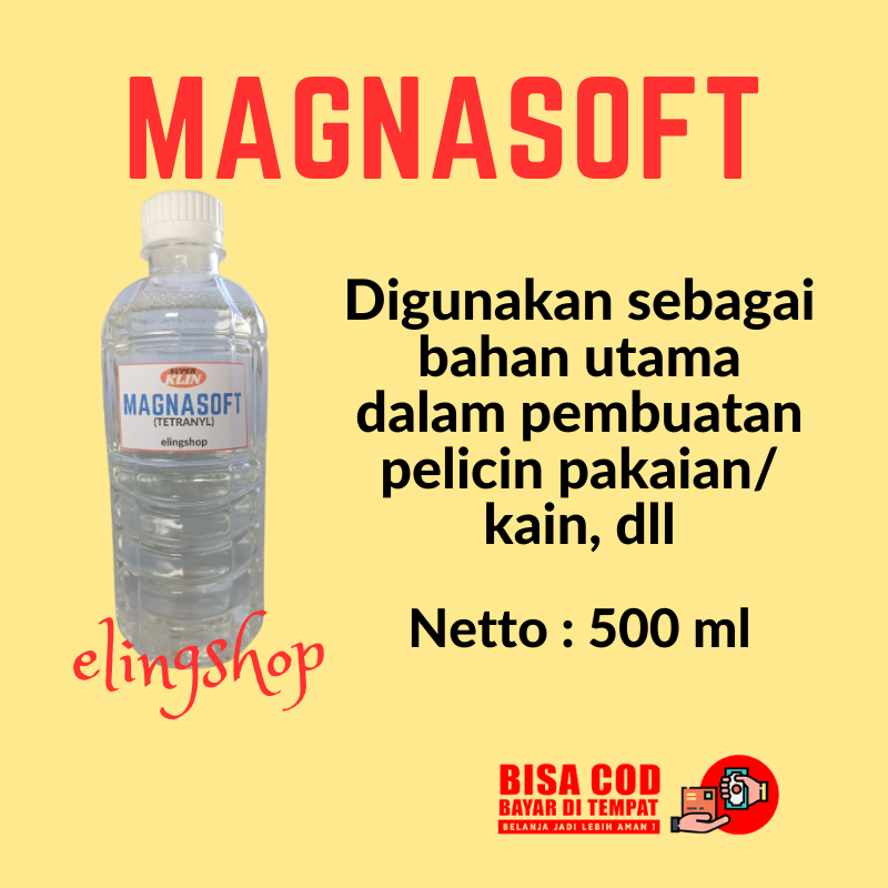 Magnasoft Magna Soft Pelicin Setrika Pakaian Baju Laundry Kemasan 500 ml