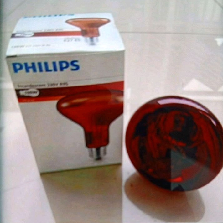 Lampu Terapi infrared Philips 150w + Tiang Lampu