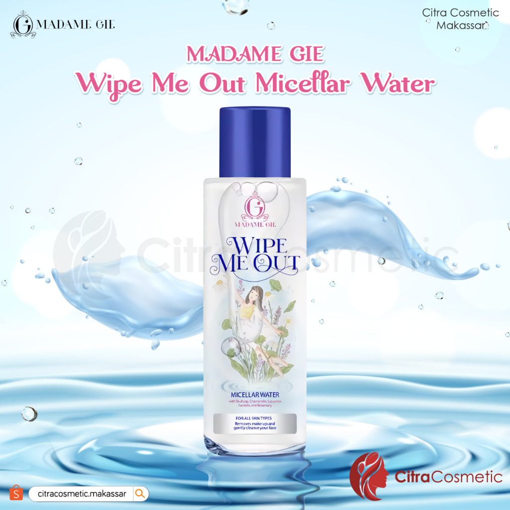 Madame Gie Wipe Me Out Micellar Water 80 Ml