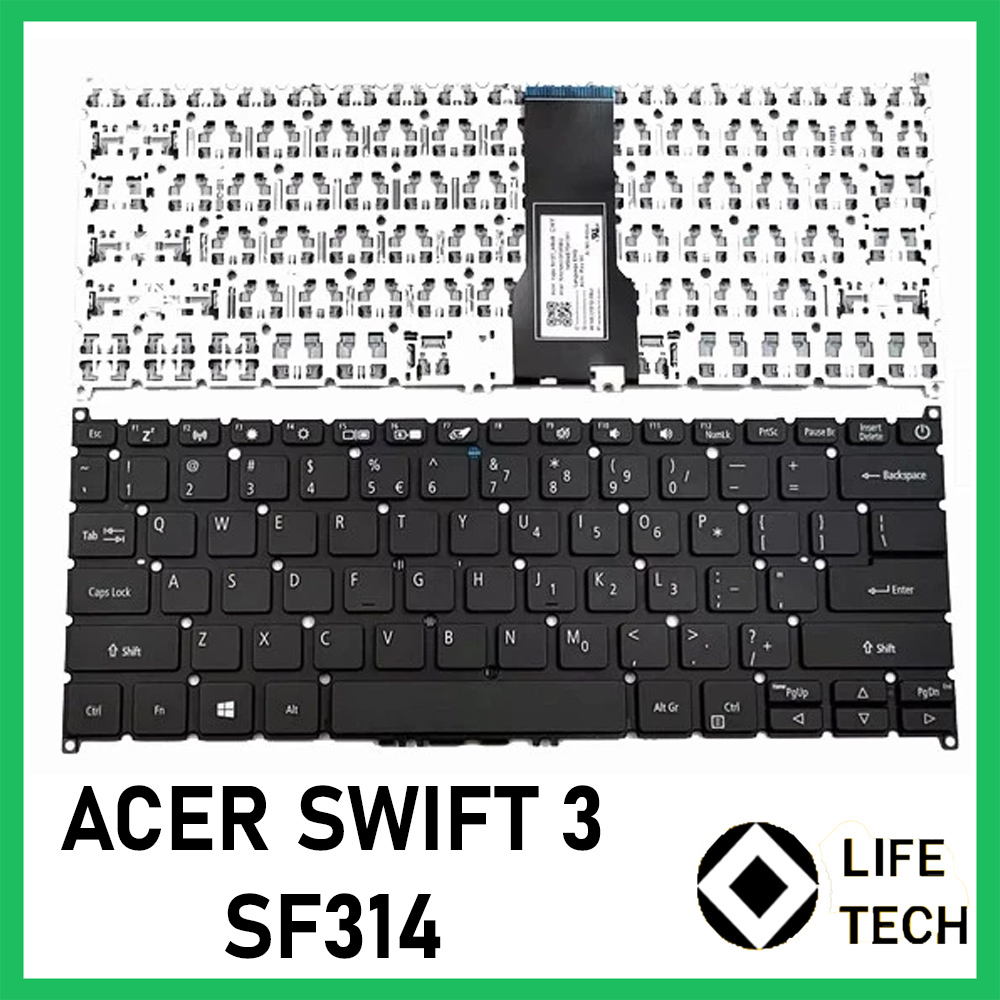 Keyboard Laptop Acer Swift 3 SF314-54 SF314-54G SF314-41 SF314-41G POWER