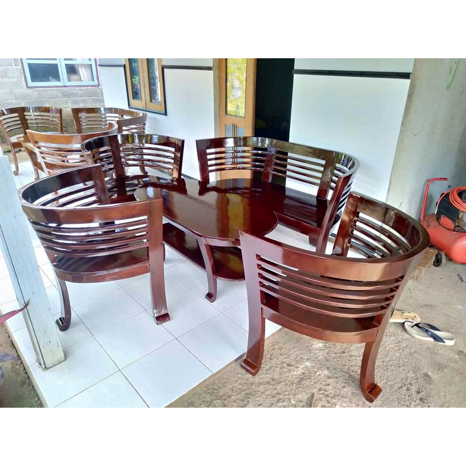 Kursi tamu Cantik Kayu jati minimalis