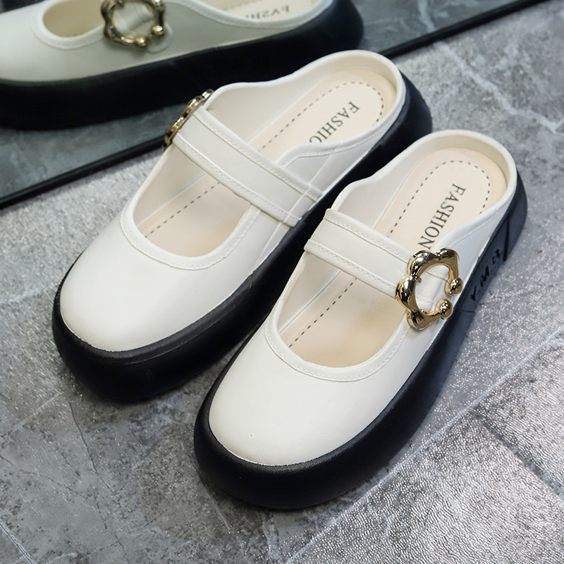 Sepatu Sandal Wanita Import Sepatu Slip On Perempuan Terkini Sepatu Jalan Cewek Fashion Kasual Cantik Murah SPT-66