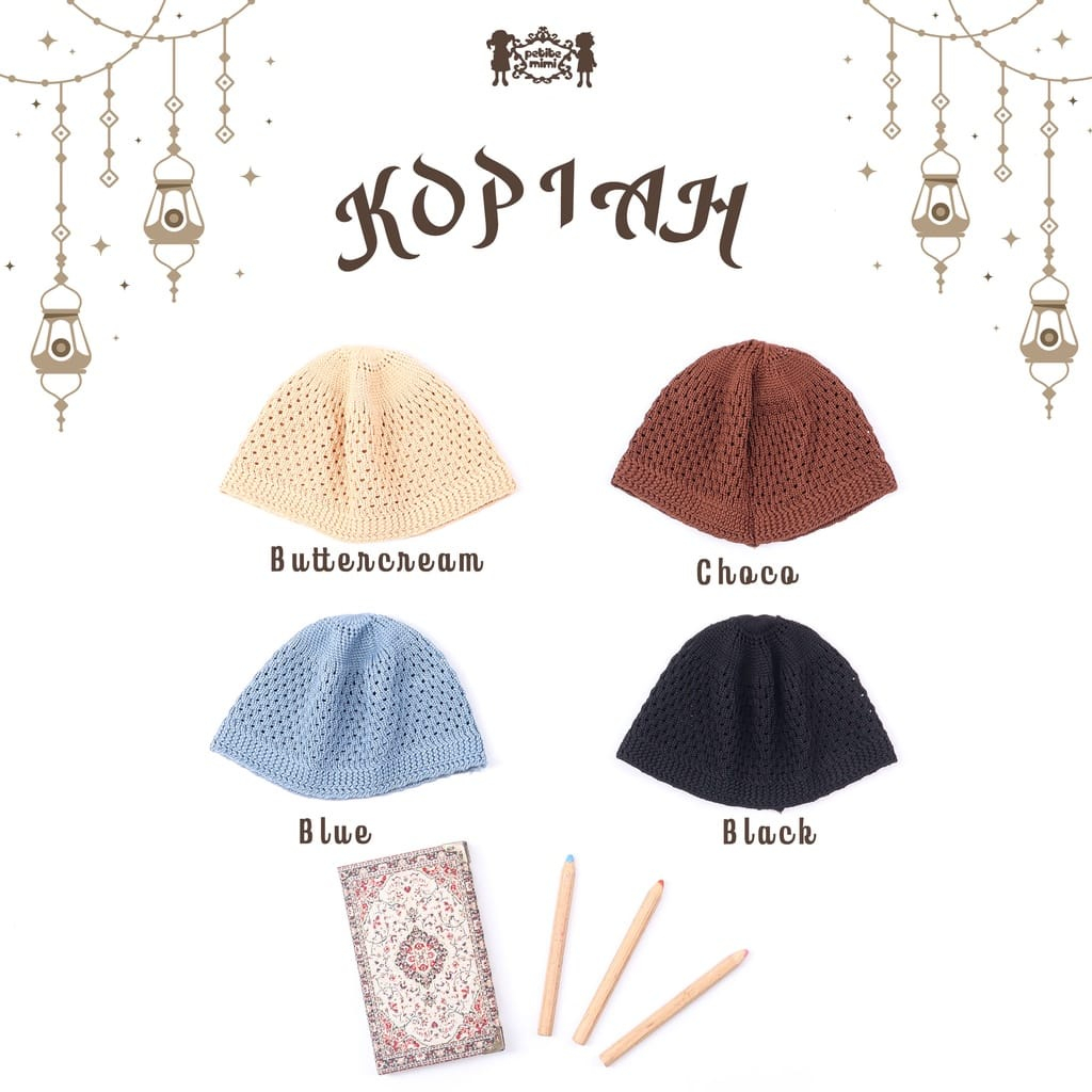 Petite Mimi Kopiah Anak - Peci Anak 0-2 tahun