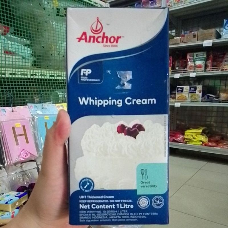 Anchor whipping cream / whip cream / cream 1 liter