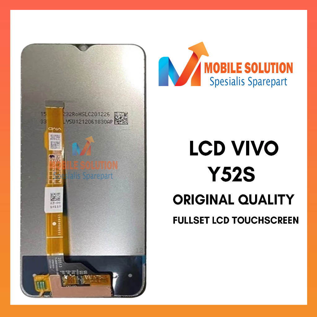 Grosir LCD Vivo Y52s ORIGINAL 100%  Fullset Touchscreen Garansi 1 Bulan + Packing / Bubbel