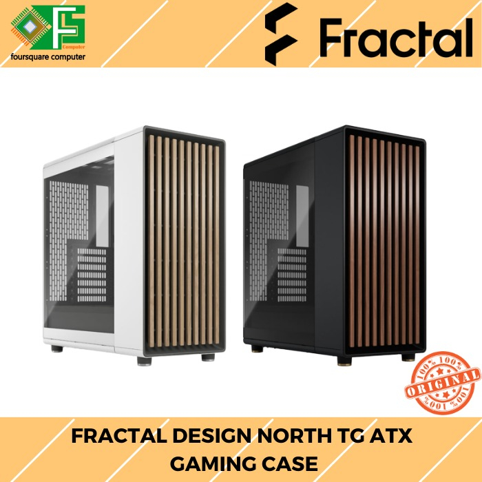 PC Casing Fractal Design North TG ATX | PC Case Komputer ATX