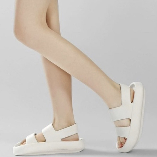 Zerolimit - Sandal Wedges Wanita Casual Sendal Lalisa Cewek Terbaru Sandal Wanita Tali Belakang Hits