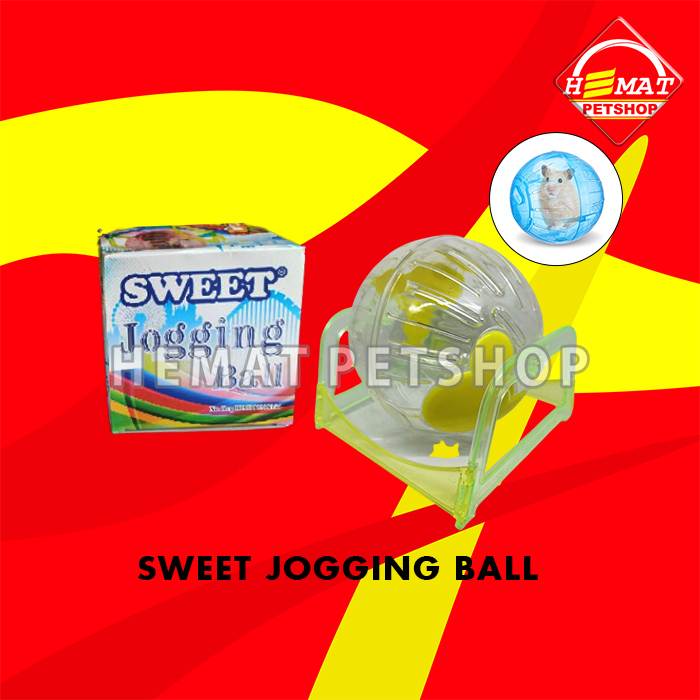 Mainan Hamster Sweet Rolling Jogging Ball