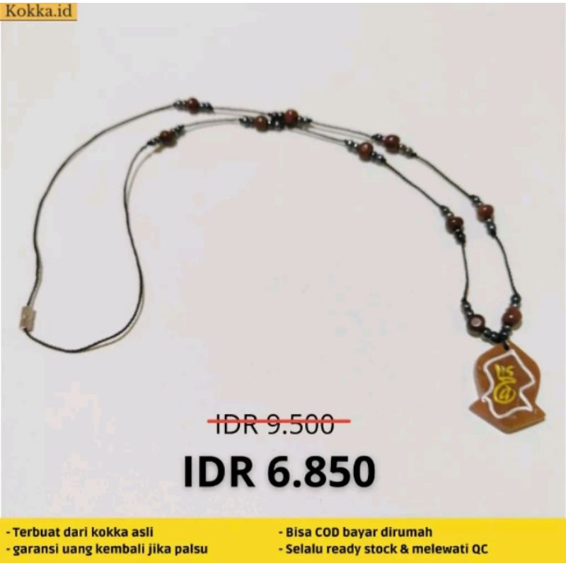 Kalung kaukah kaokah kokka manik terompah rajah