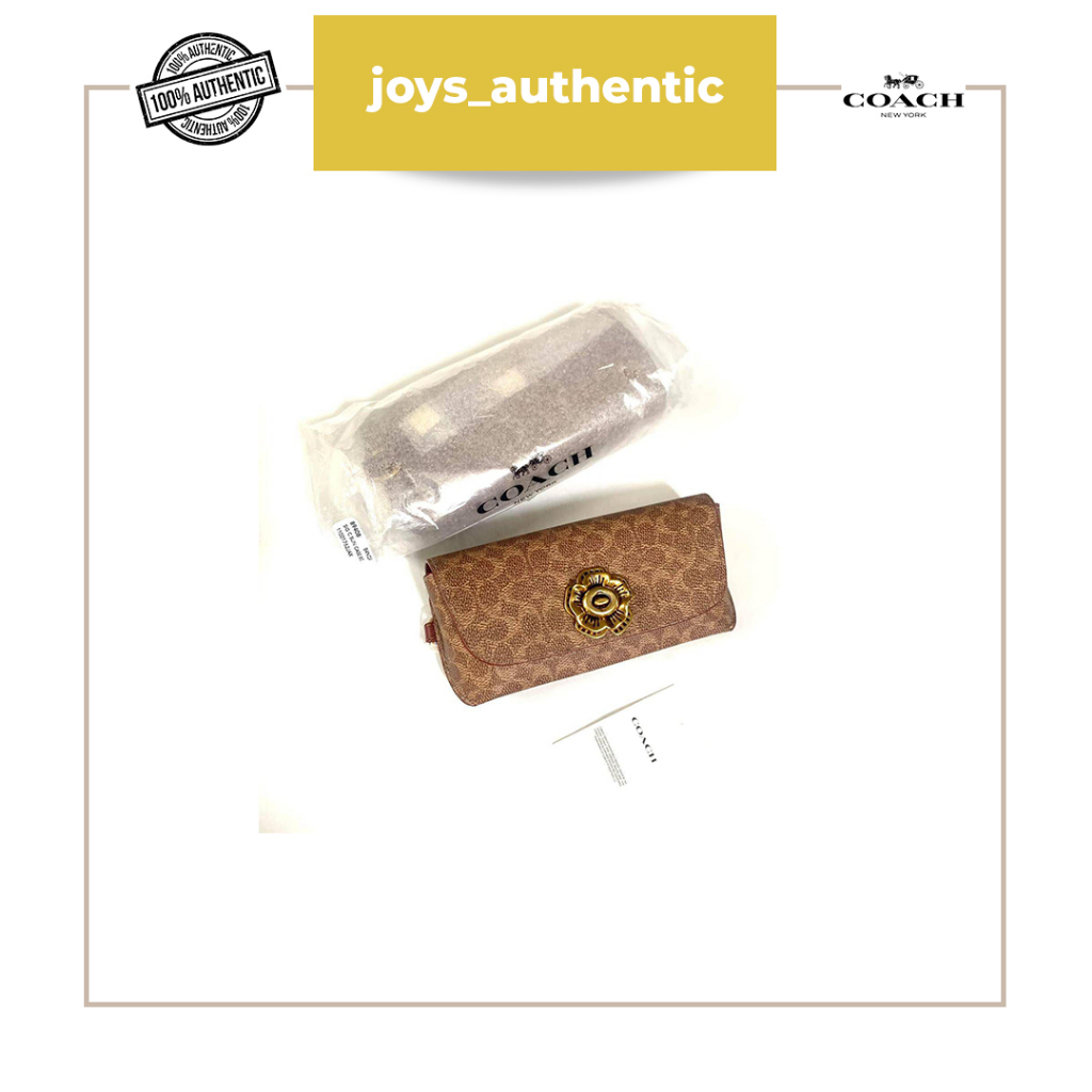 Tas Wanita Coach Parker Suncase Signature Tan Rust Woman Bag Authentic Original