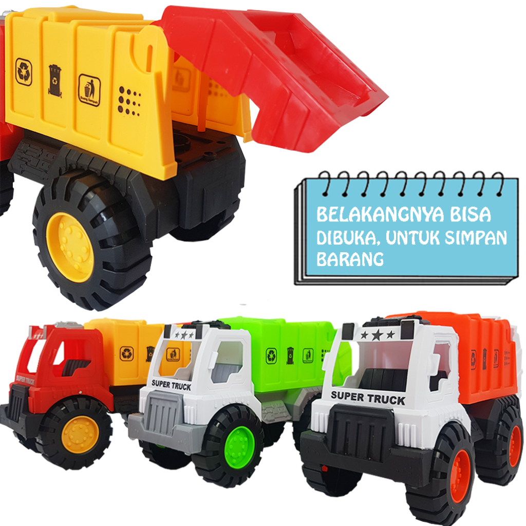 Mainan Anak Truk Compactor/ Truck Compactor Toys AK95 JSP