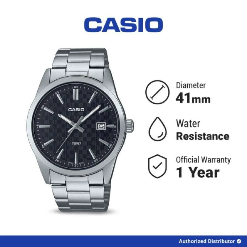 Jam Tangan Pria CASIO MTP-VD03D-1AUDF Original