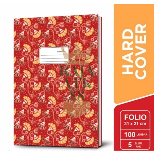 

Buku Hard Cover Paperline Folio 100 lembar - 1 pcs