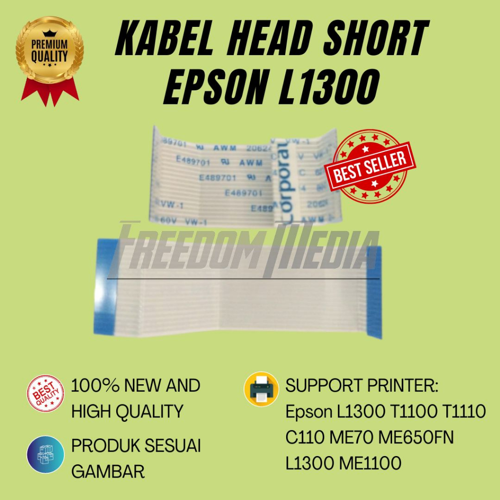 Kabel Head Pendek SHORT Epson L1300 L-1300 L 1300