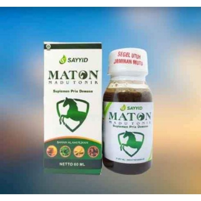 madu maton suplemen pria dewasa