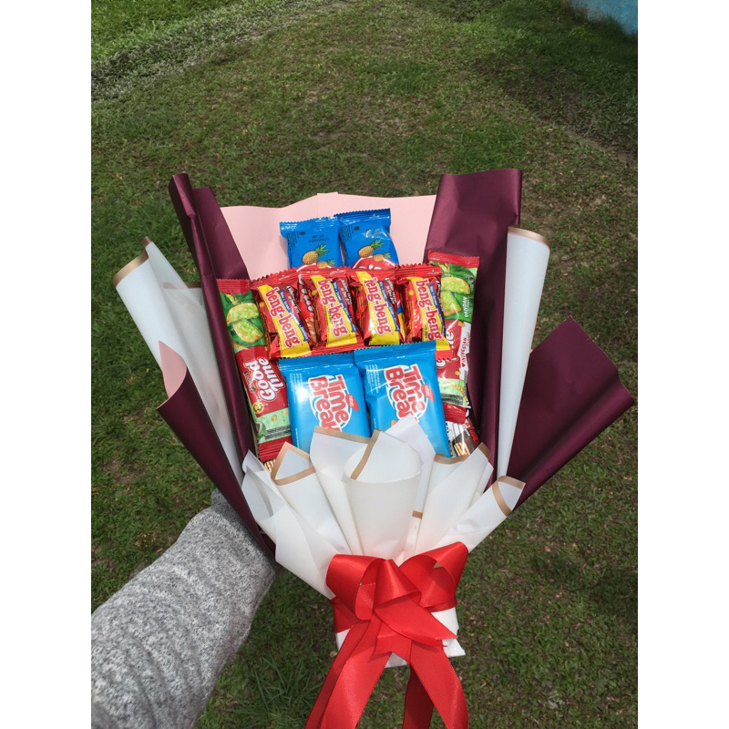 

Buket Snack Hadiah Ulang Tahun Wisuda | Bouquet Jajan Kado Pacar | Bucket Murah