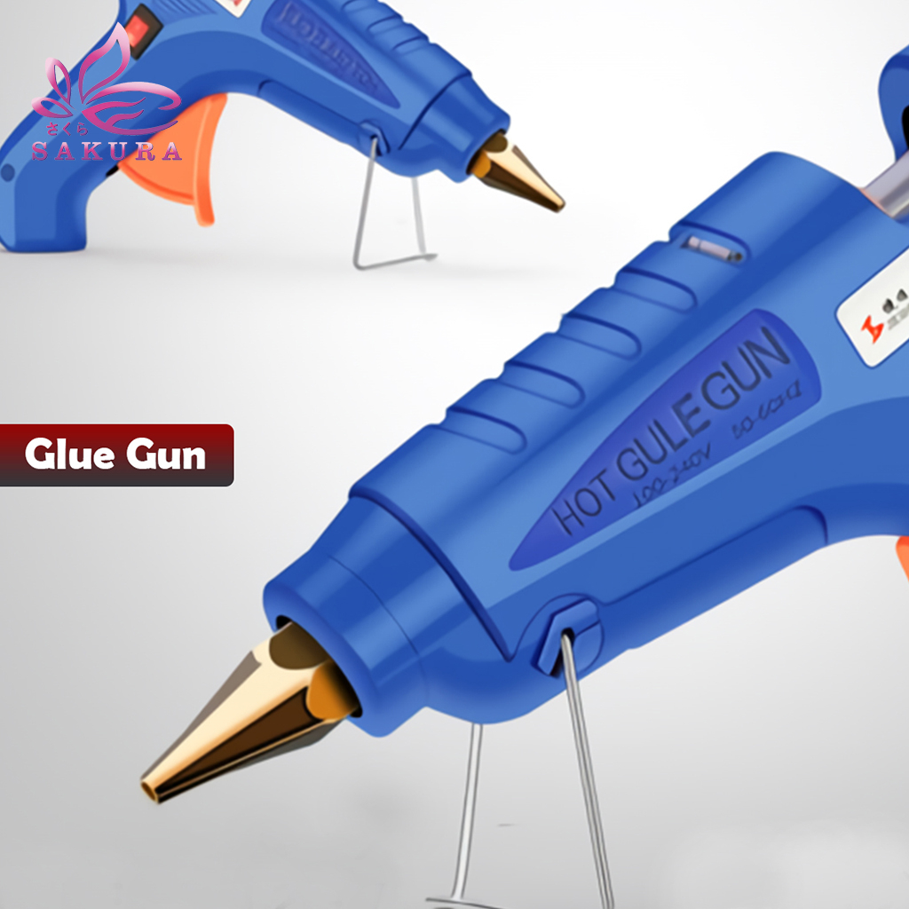 Lem tembak Glue gun stick cair lengket refill alat membakar melelehkan kantor kerajinan tangan