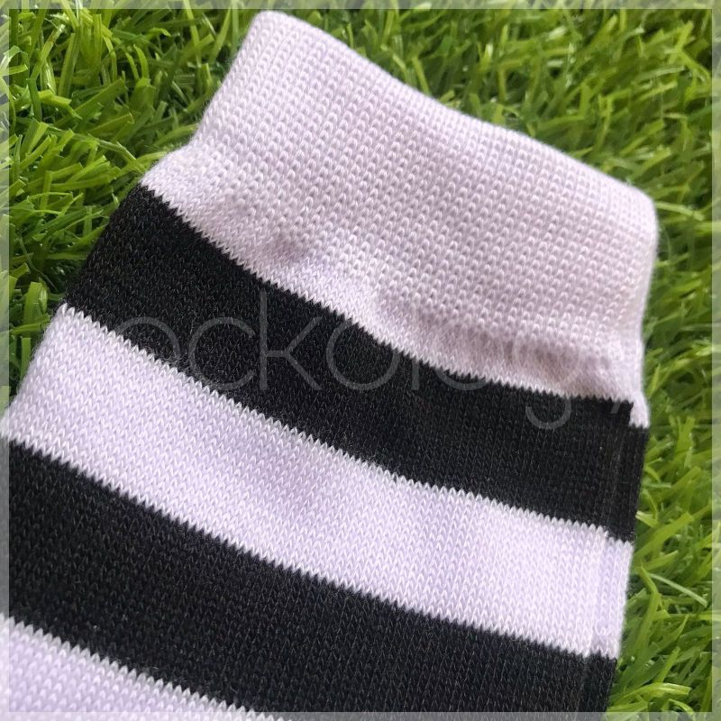 (Min. 3pcs @7.750) Kaos kaki salur fashion selutut remaja dewasa cosplay lembut L.A. Style