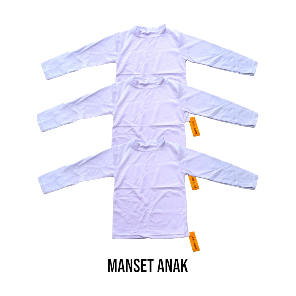 manset anak panjang/kaos untuk dalaman