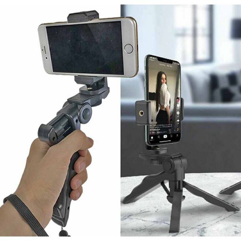 GROSIR TRIPOD PISTOL EP16 HOLDER PHONE STAND ALL IN 1 BISA JADI TONGSIS MINI