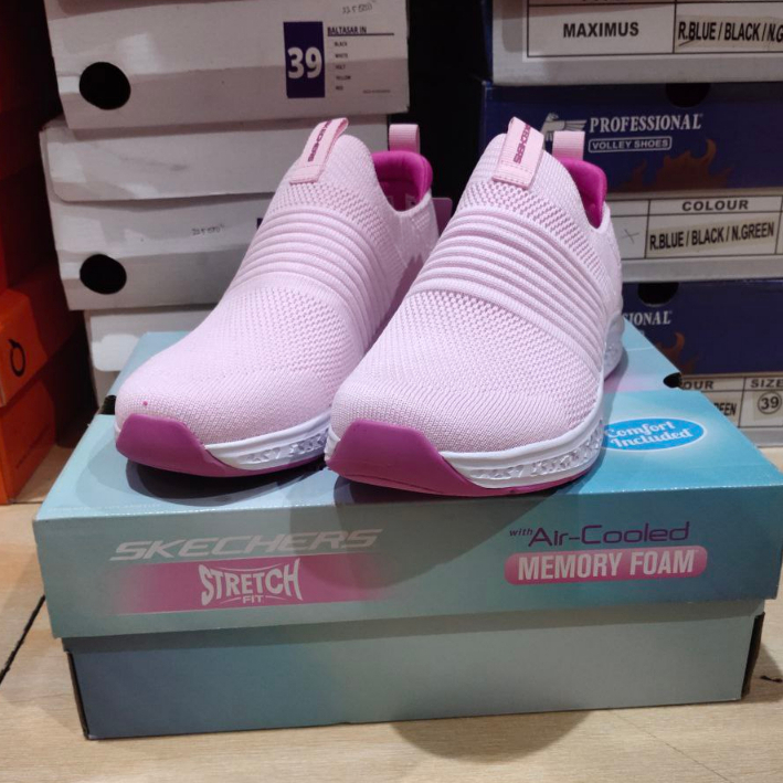 SEPATU SKECHERS WANITA 100% ORIGINAL SPORT/REKREASI SNEAKERS Pria Sepatu Selop / Slop