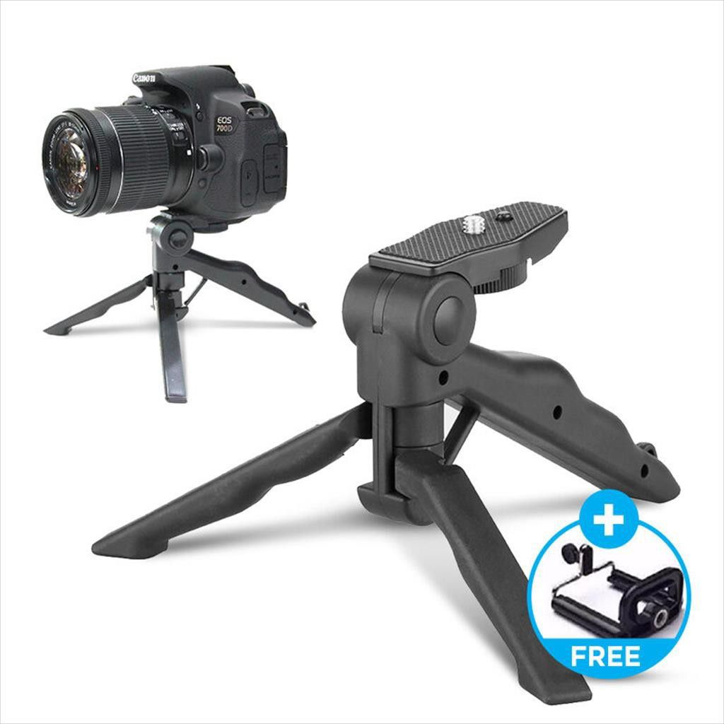 Promo Vibox Tripod pistol mini 2in1 DSLR stand gopro portable tongsis hp mini Tripod Camera + Holder Hp bonus Holder U EP-16 youtuber stabilizer by.minigo