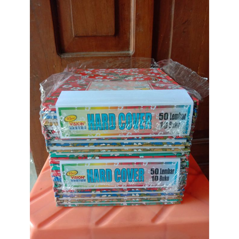 

Buku Tulis Hard Cover Murah Merk Vision Isi 50 Lembar