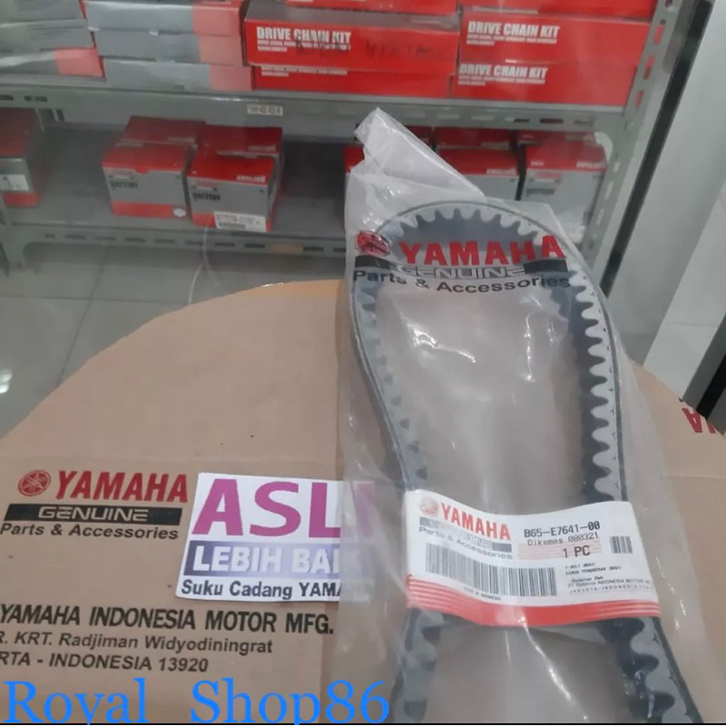 B65-E7641-00 V-belt Aerox Lama Only V-Belt Lexi Only Original Yamaha