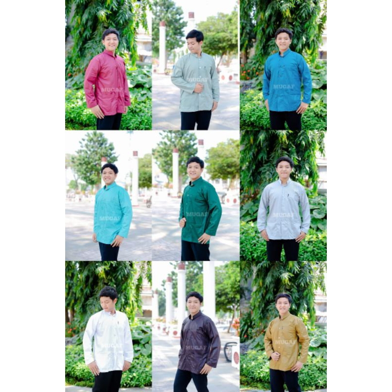 Baju Koko Oemar Mugaf haibah ammu Baju Muslim Pria Koko habaib habib busana muslim termurah terlengk