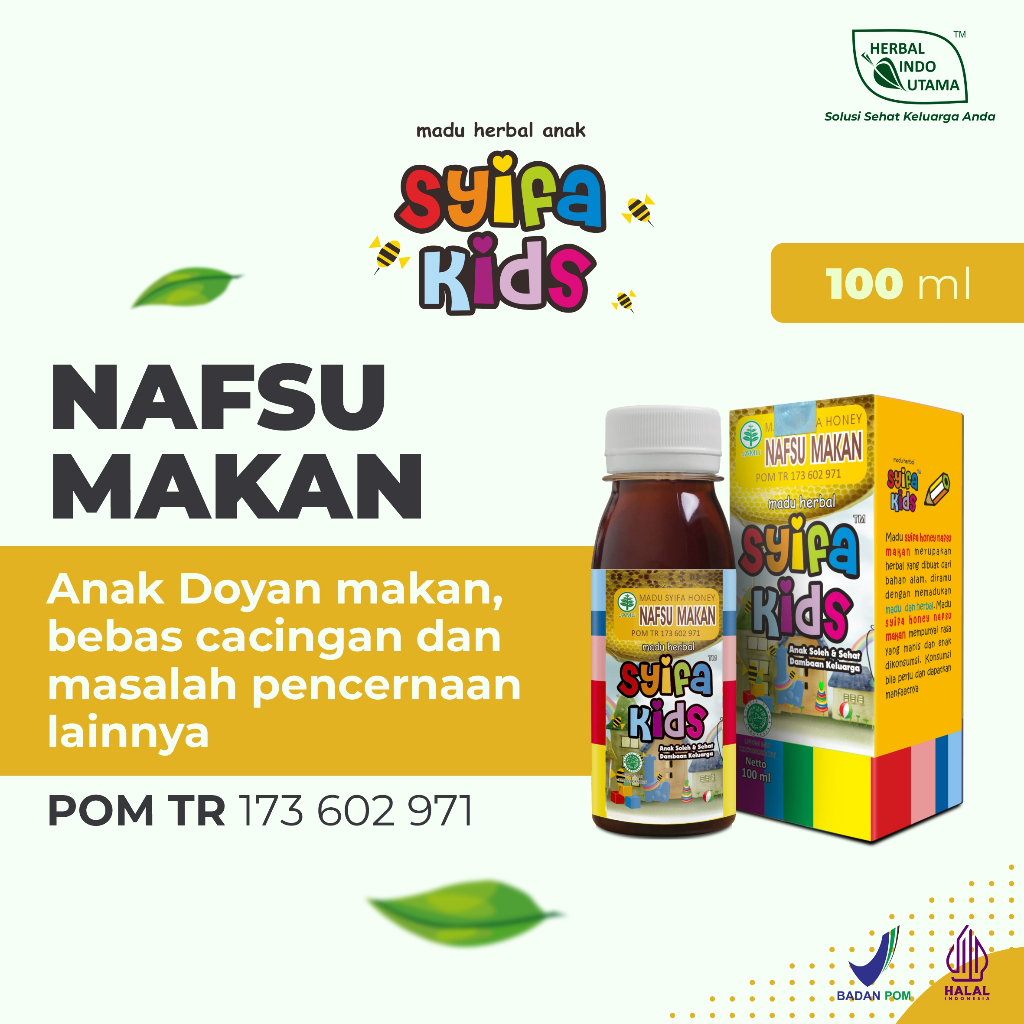 

Syifakids Nafsu Makan | HERBA INDO UTAMA