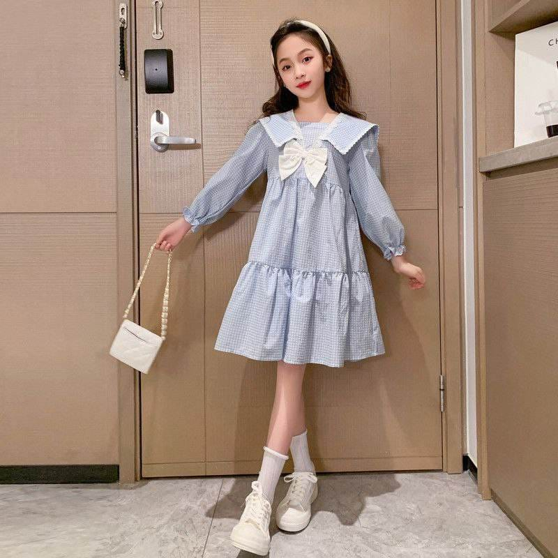 Dress Anak Perempuan Sailor Square Blue