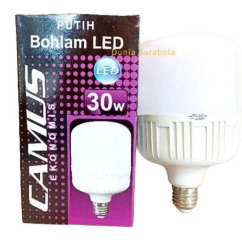 Bohlam Lampu LED 30 Watt TIKI/3G/MAXXIS/CAMUS (Standar SNI)