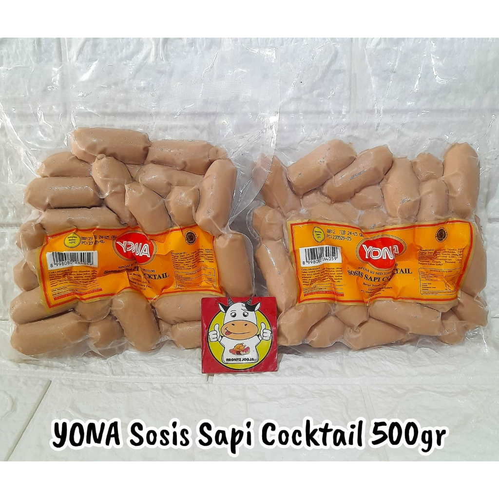 

FROZEN FOOD YONA SOSIS SAPI COCKTAIL 500GRAM - DISASS JOGJA