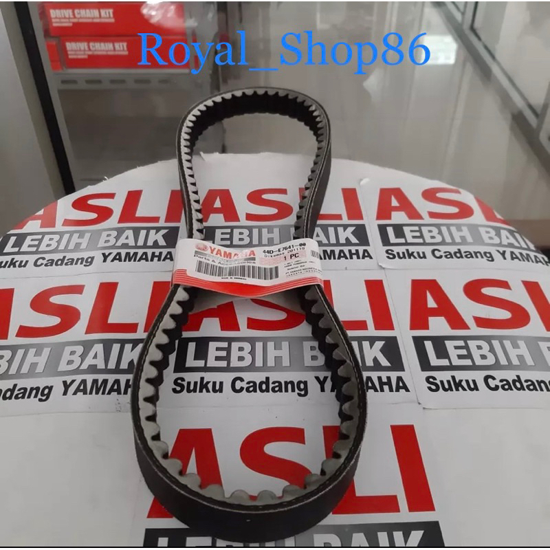 44D-E7641-00 V-Belt Only Xeon Karbu, Xeon RC Xeon Lama GT125 Original Yamaha