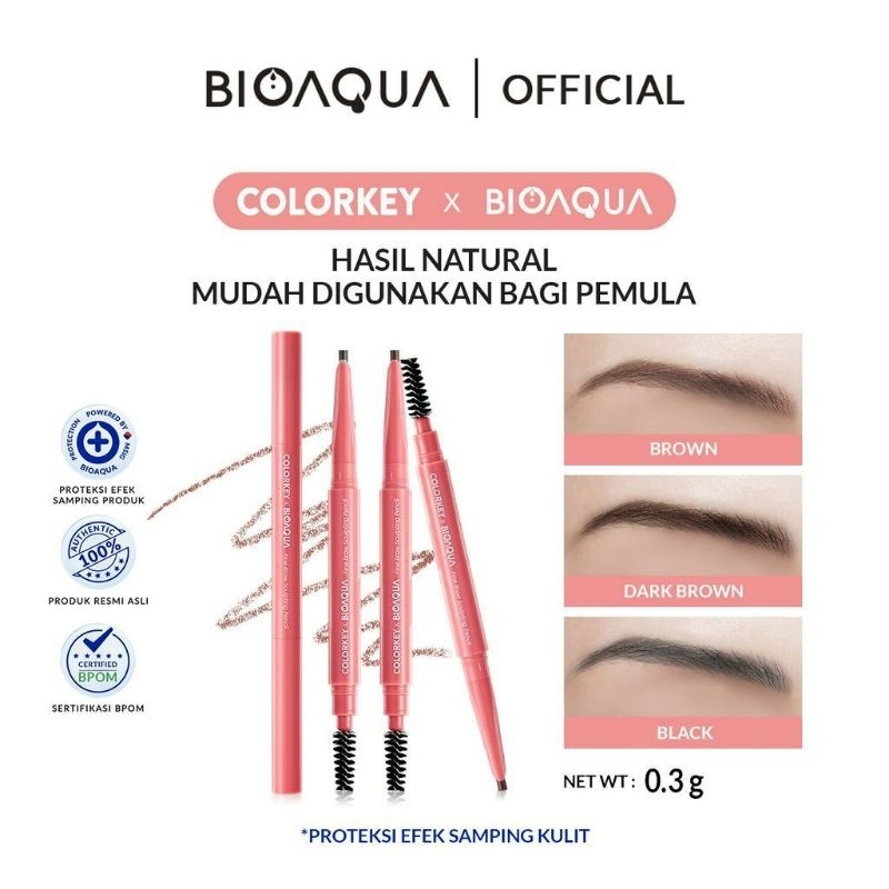 COLORKEY X BIOAQUA Fine Brow Sculpting Pencil