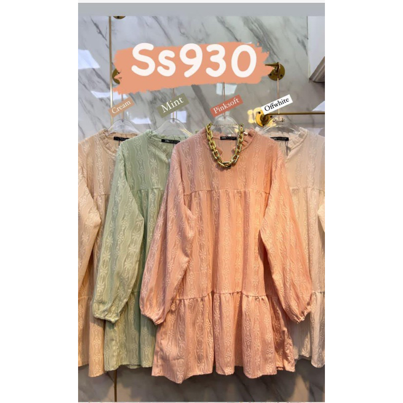 ZARA Atasan Blouse Kemeja Wanita Import