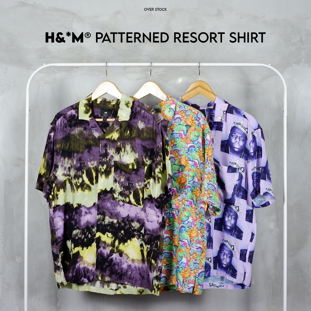 H&amp;*M Patterned Resort Shirt