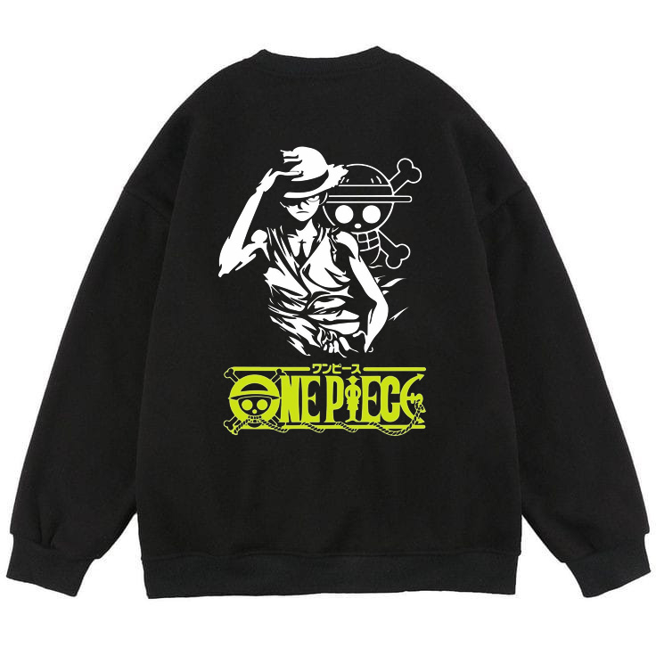 Crewneck Anime One Piece - Crewneck Animasi - Sweater Anime One Piece