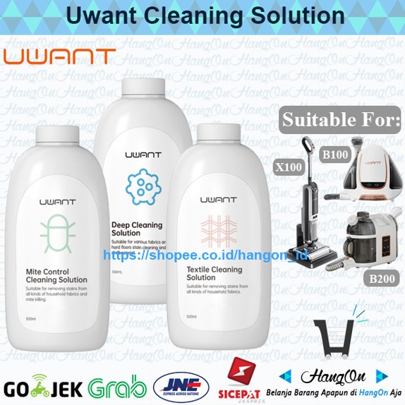 Uwant Cleaning Solution Textile Cleaning Mite Control Deep Cleaning Sabun Detergen Cairan Vacuum Wewangian Perawatan Rumah