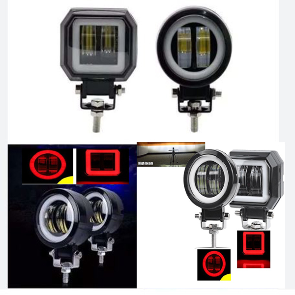 WORK LIGHT LAMPU TEMBAK SOROT LED CWL 2 MATA LENSA 4D CREE 20W