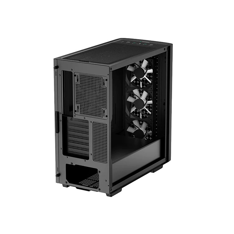 PC Case Gaming Deepcool CK560 Black ARGB Mid Tower Temperad Glass