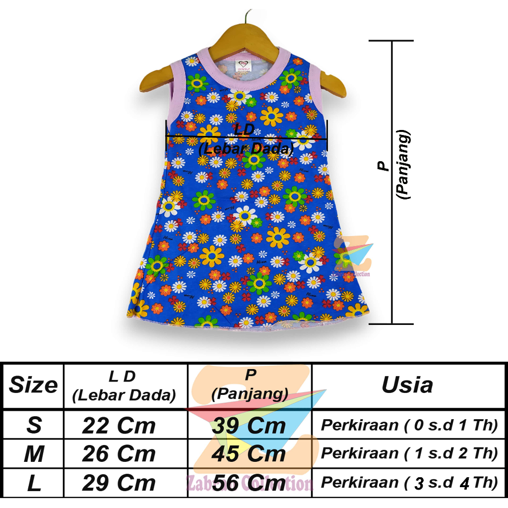 Dress Yukensi Anak Zabran 1 Sampai 5 Tahun