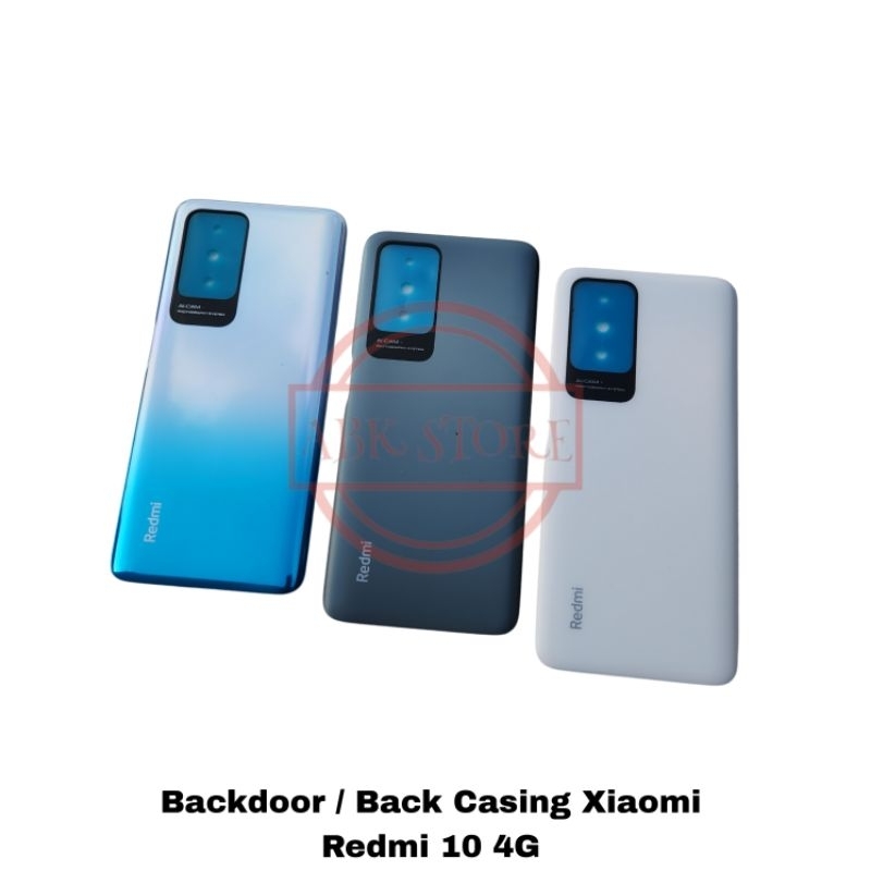 Tutup Belakang Backdoor Backcover Back Casing Xiaomi Redmi 10 4G 2021 / 2022
