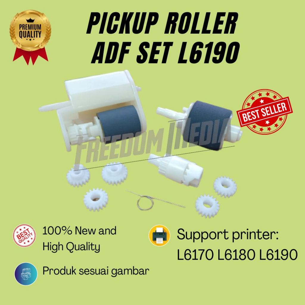 Pickup Roller  ADF Set Printer Epson L6170 L6180 L6190
