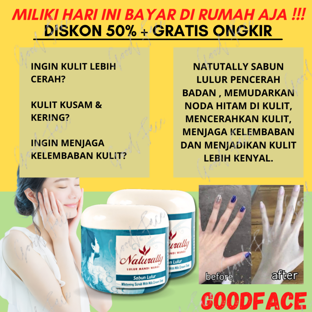 Naturally Sabun Lulur Whitening