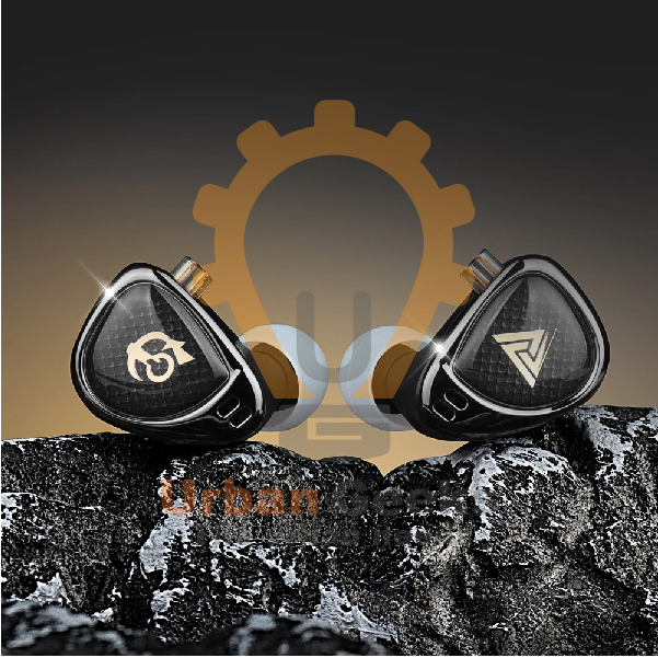 Earphone QKZ x HBB Khan 2DD Dynamic Driver HiFi IEM Earphone