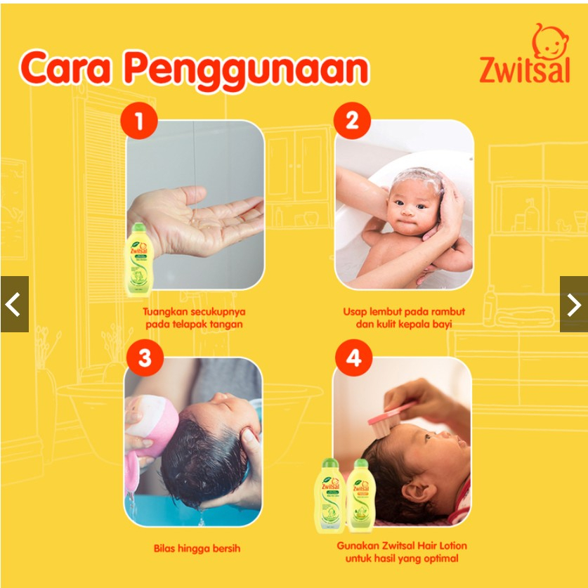 [BPOM] Zwitsal Baby Shampoo 100 ml / Shampo Bayi / Sampo Bayi / Natural Aloe Vera AVKS / MY MOM