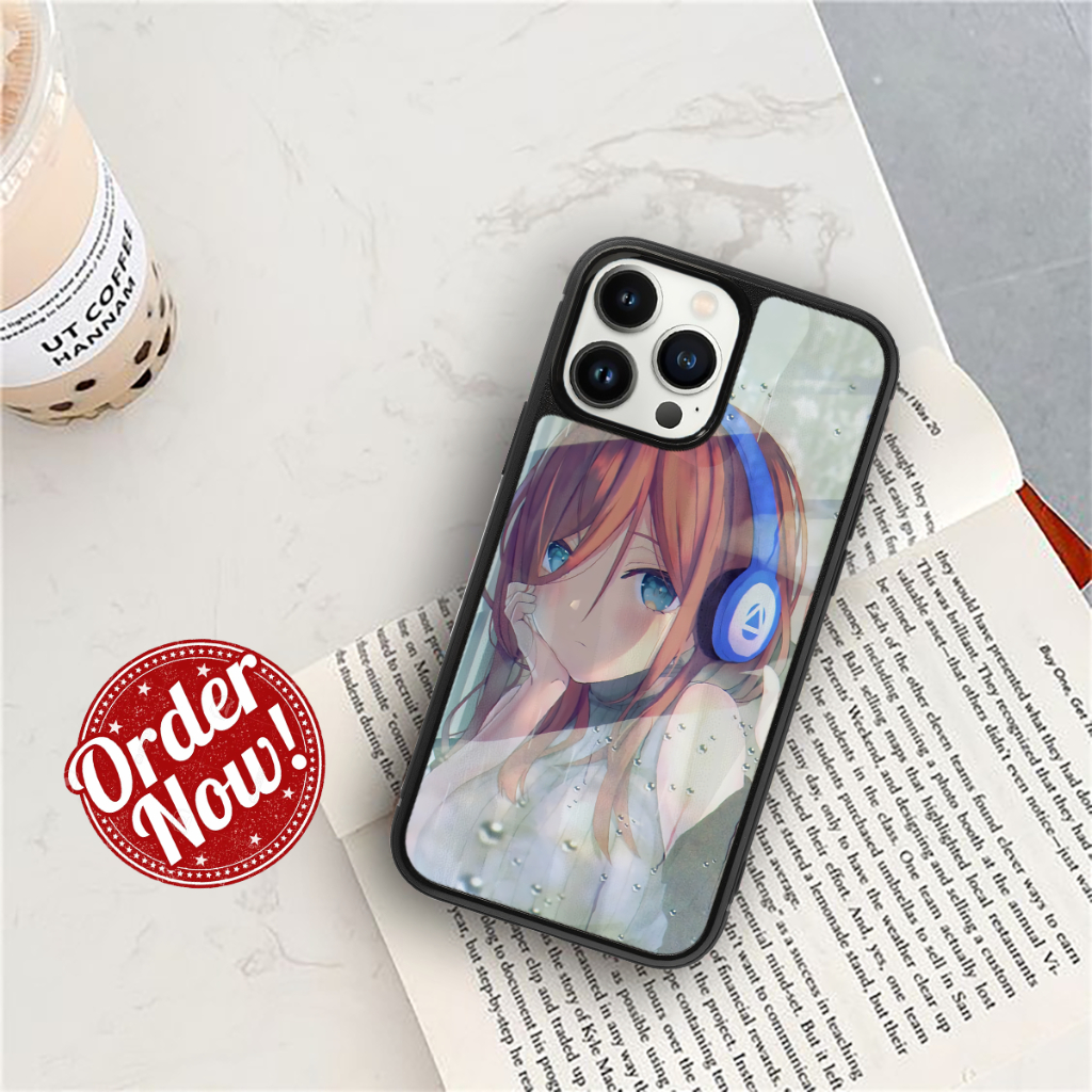 [OR33]Case Kilau Iphone 13 PRO MAX | Casing Hp Glossy | Motif MIKU NAKANO