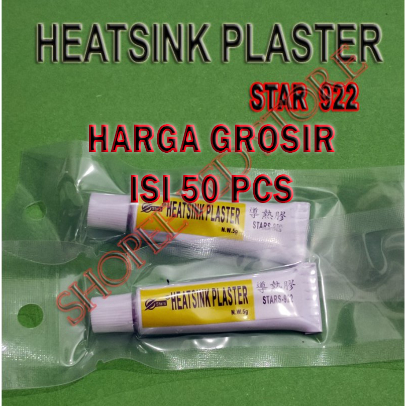 GROSIR....!! HEATSINK PLASTER STAR 922 UNIVERSAL HPL LED THERMAL GLUE